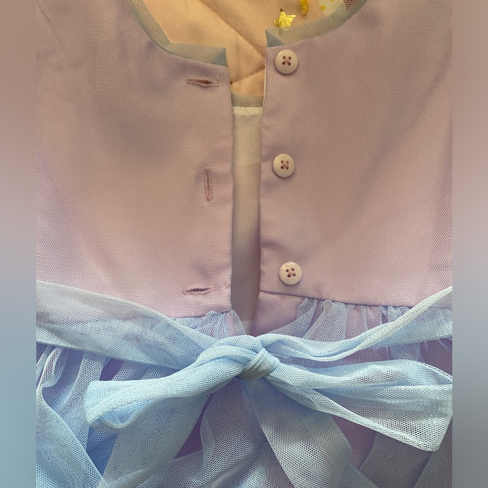 2/$10 Jona Michelle blue/purple sequin fairy party dress size 2T - Picture 2 of 5